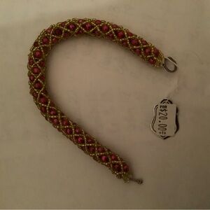 Hand-made Woven Beaded Bracelet